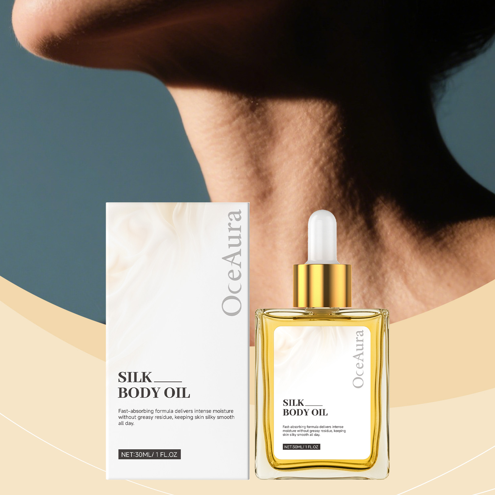 Shaving Cream - Sweet Almond&Vanilla Silky Body Oil,Intensive Barrier