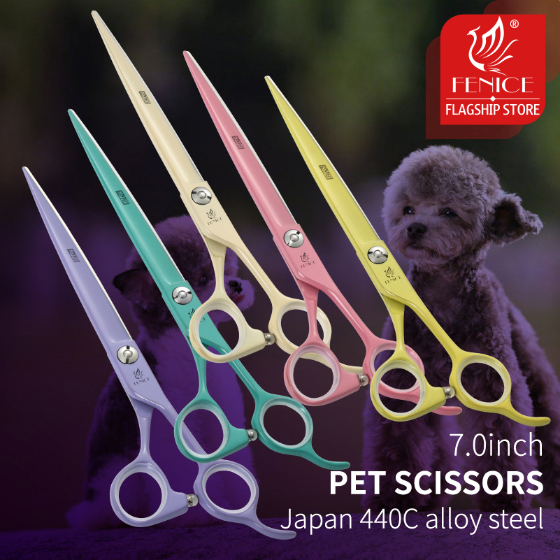 Grooming Scissors - Fenice Jp440c Colorful Professional 7.0 Inch