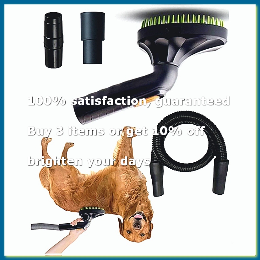 Grooming Kit - Shedding Brush Vacuum Attachment Kit -