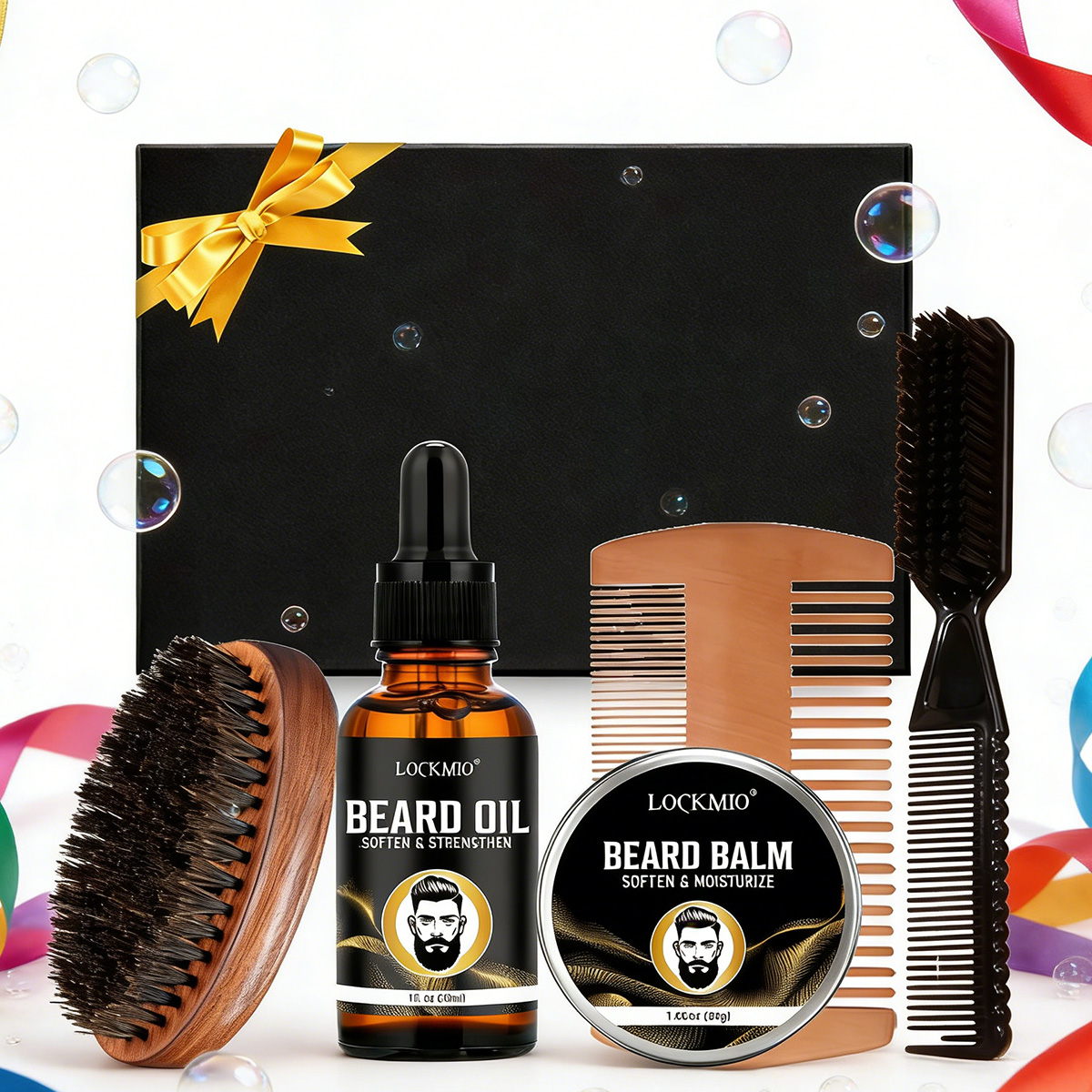 Beard Oil - LOCKMIO Beard Care Styling Product for