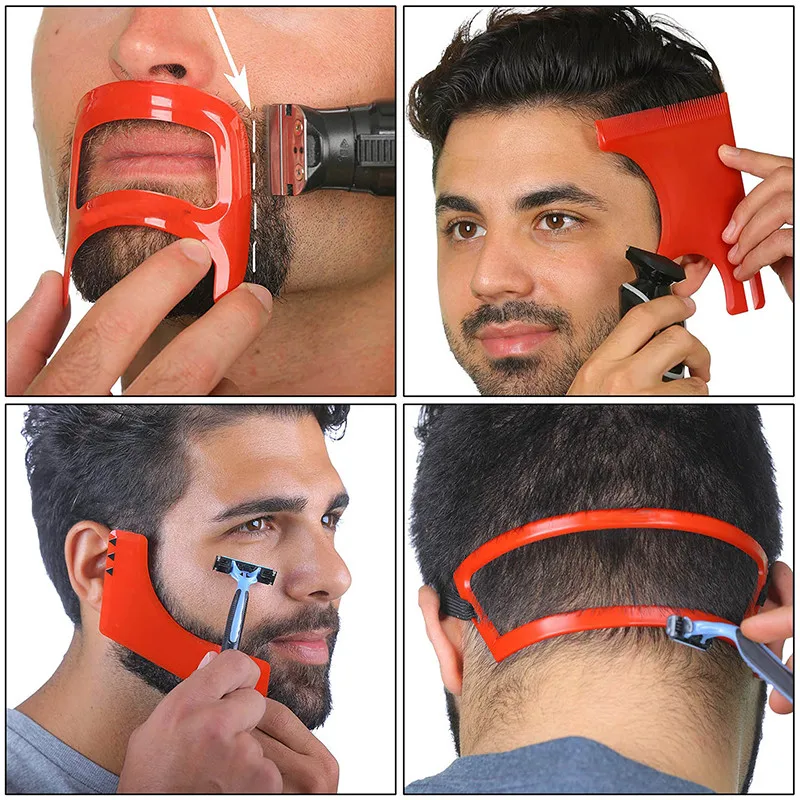 2/4Pcs Men's Beard Combs Hair  - Beard Trimmer 评论和价格