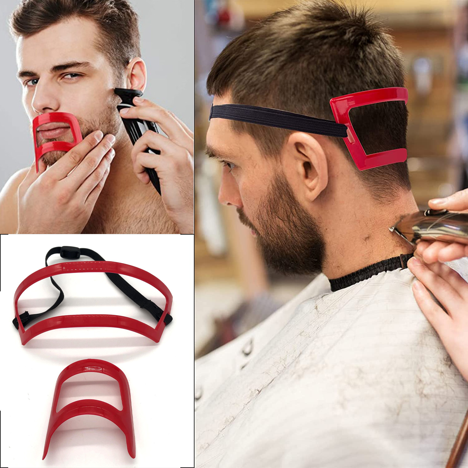 2/4Pcs Men's Beard Combs Hair  - Beard Trimmer 评论和价格