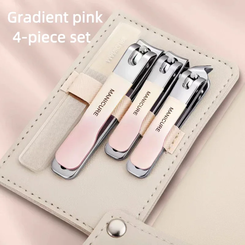 4 Pcs Men/Women Nail Clippers  - Mens Grooming Travel Kit 评论和价格
