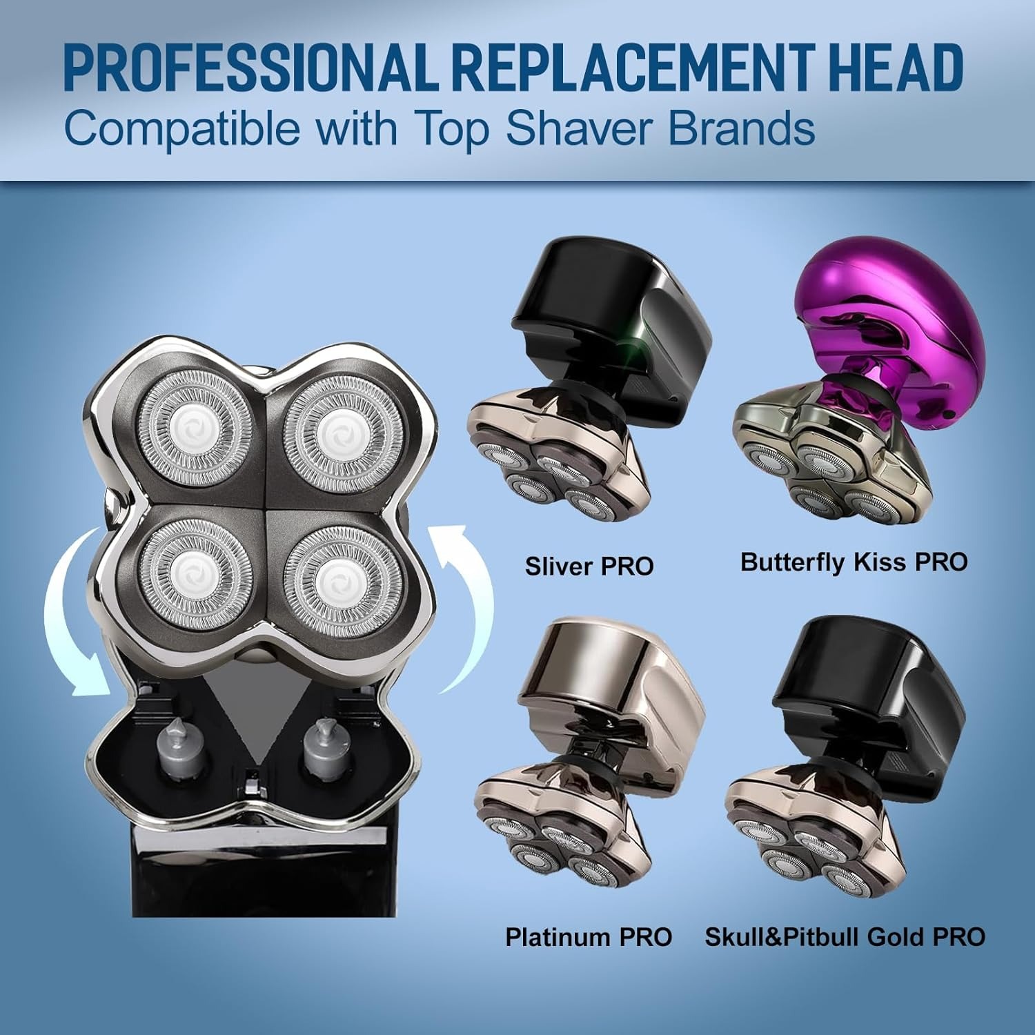 Replacement Shaver Blades, 4 F - Electric Razor 评论和价格