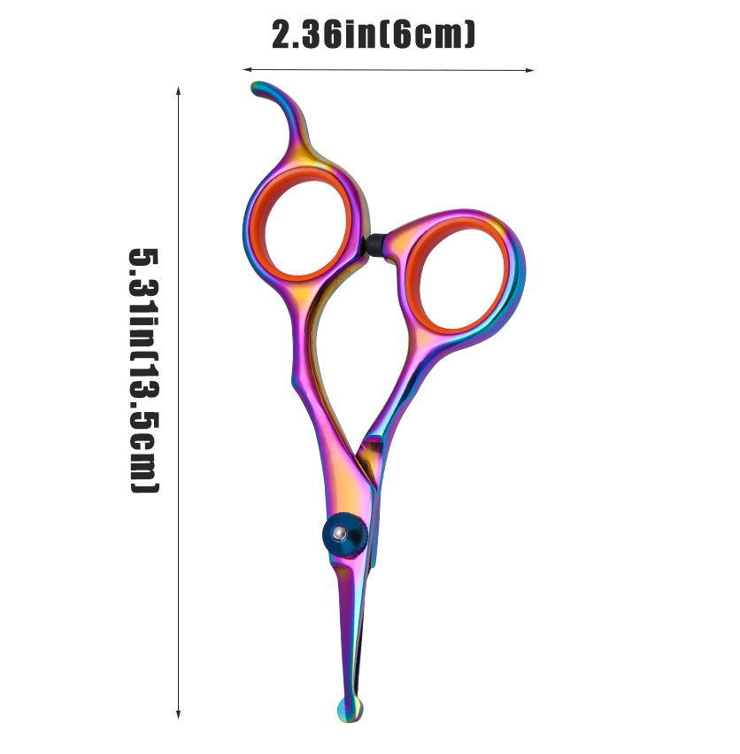 Safety Round Head Stainless St - Grooming Scissors 评论和价格