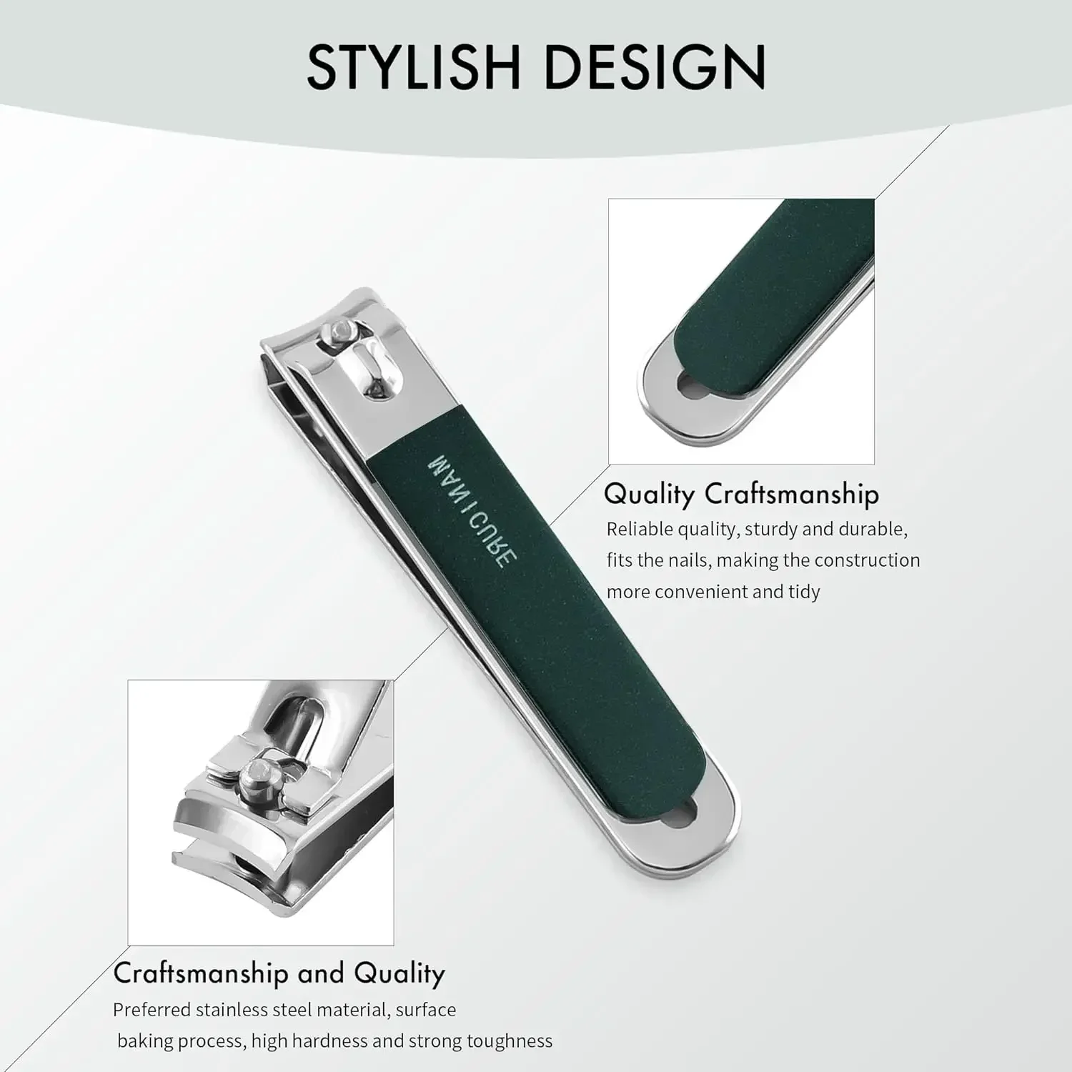 ,4 Pcs Men/Women Nail Clippers - Mens Grooming Travel Kit 评论和价格