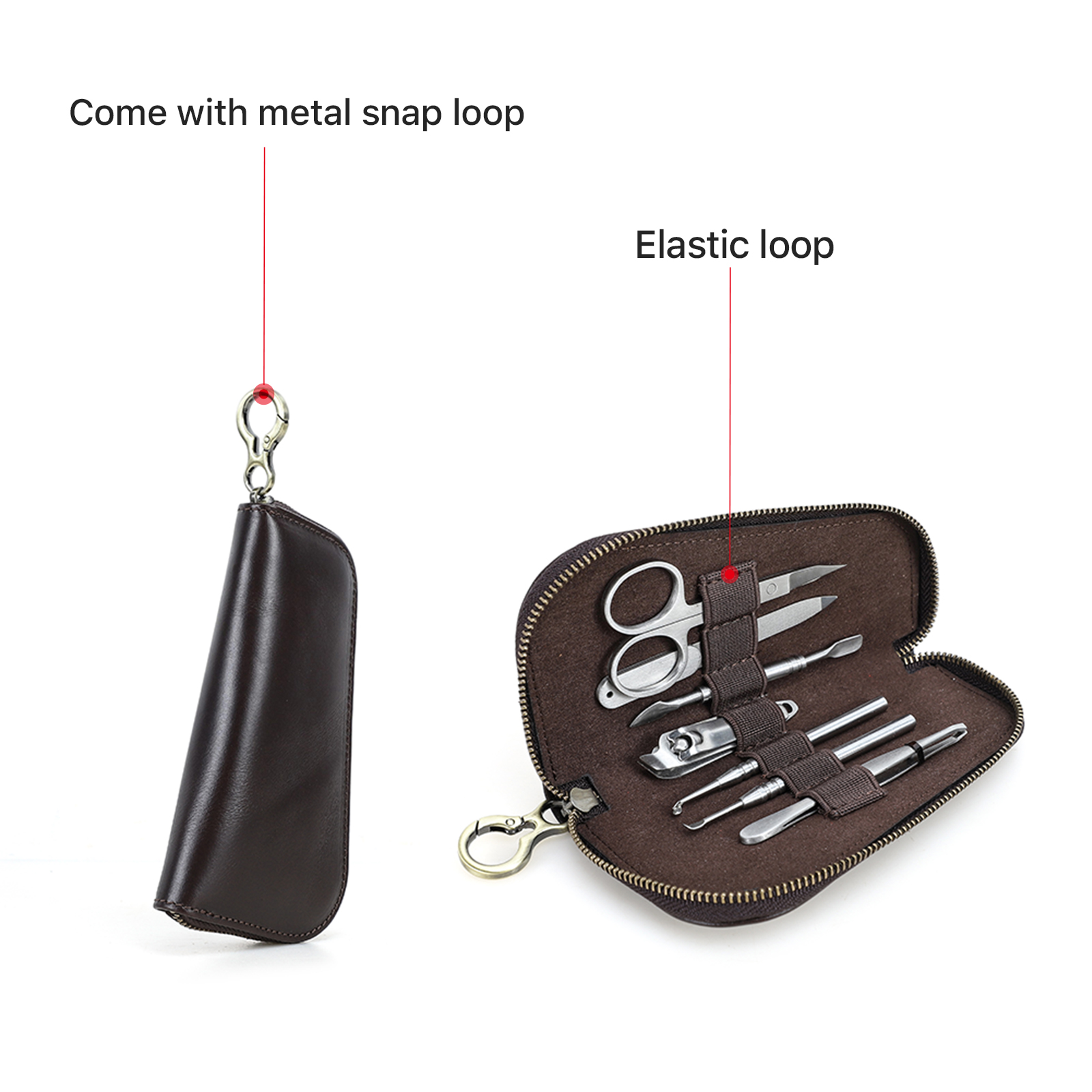 Genuine Leather Travel Case fo - Grooming Scissors 评论和价格