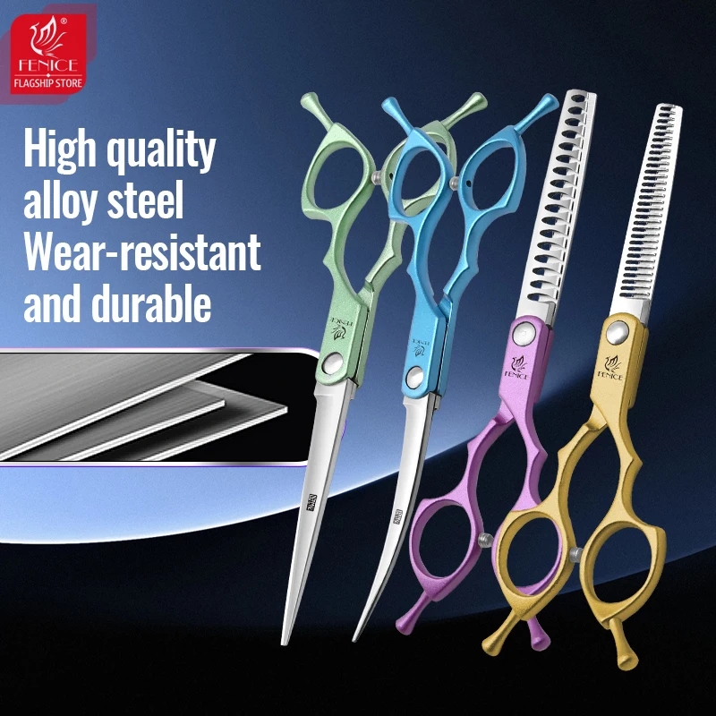 Fenice 6.5 Inch Professional D - Grooming Scissors 评论和价格