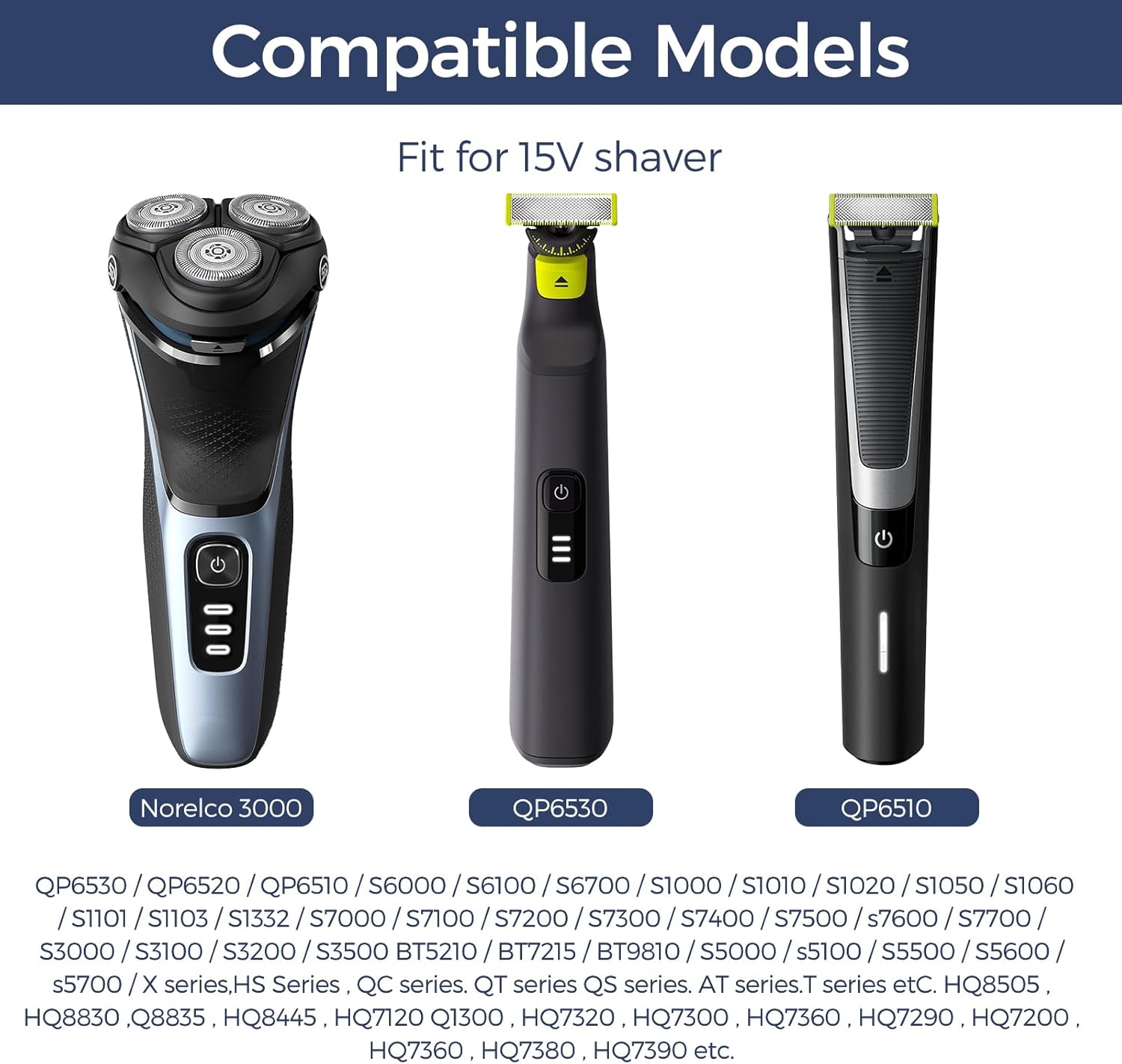 15V HQ8505 Typec Shaver Adapte - Electric Shaver Rotary 评论和价格
