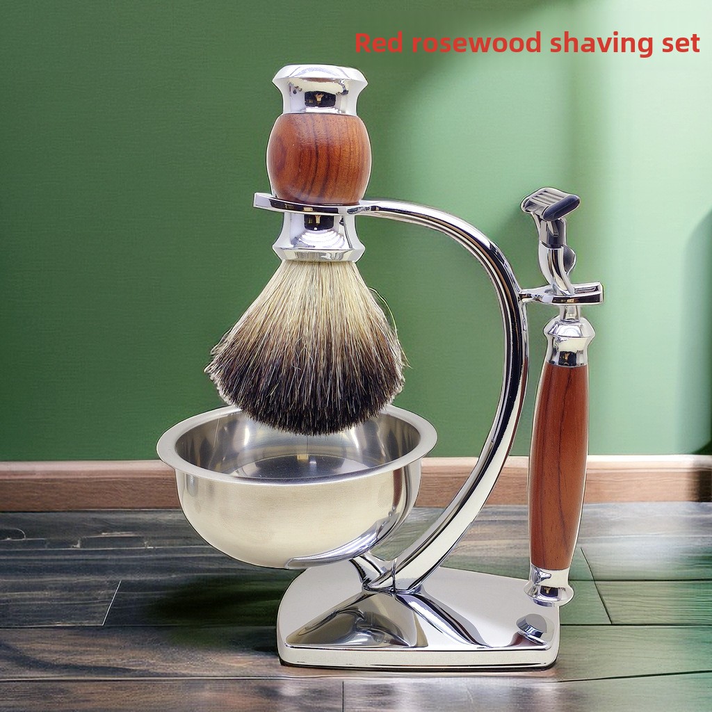 Safflower Rosewood Handle Razo - Beard Trimmer 评论和价格
