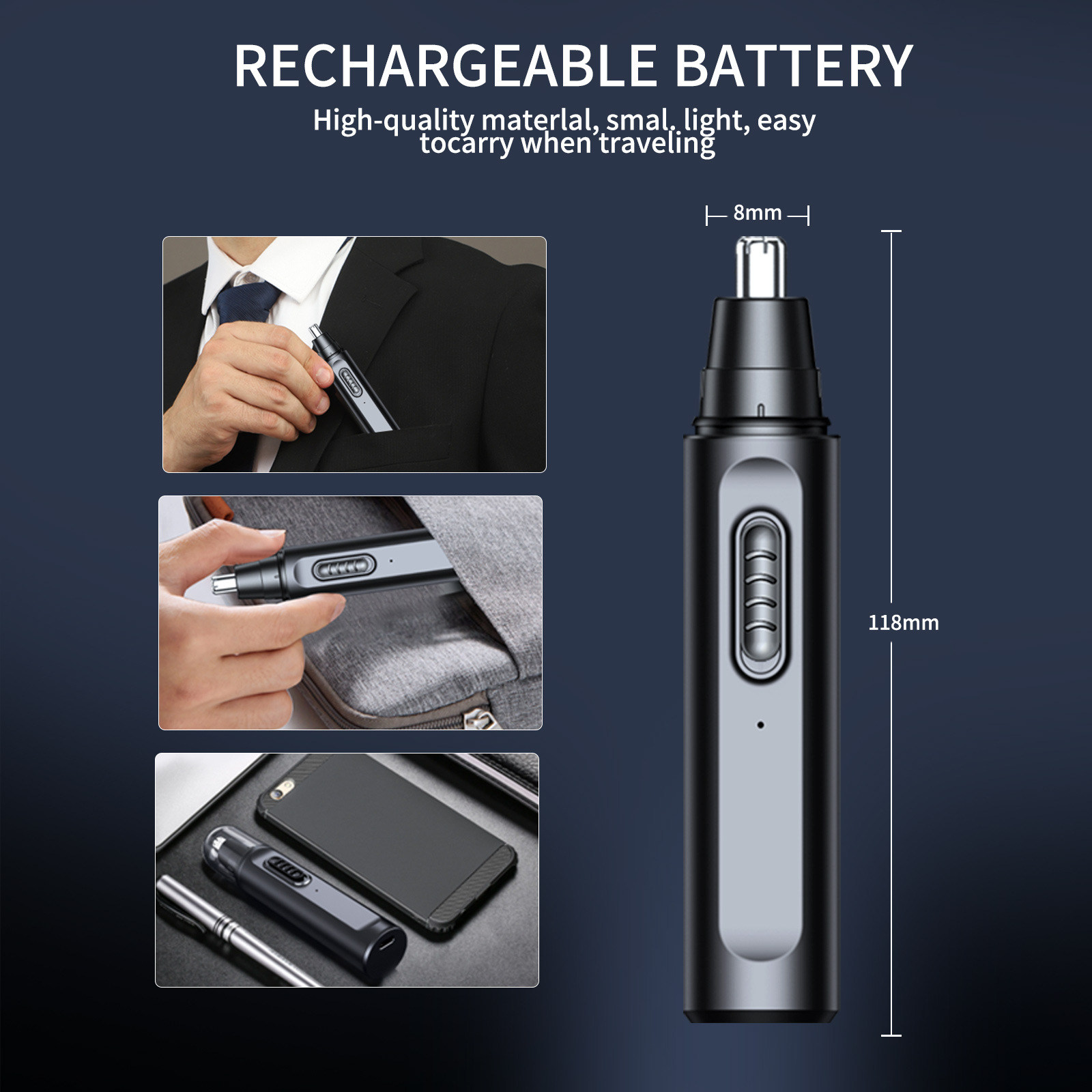 Nose Hair Trimmer for Men Elec - Nose Trimmer 评论和价格