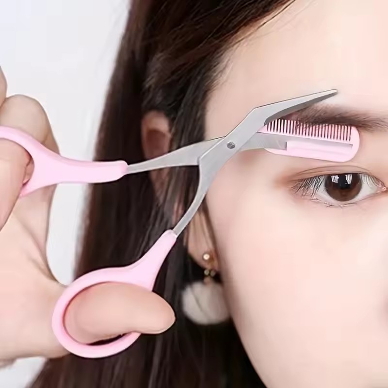 Safe Eyebrow Scissors with Com - Electric Razor 评论和价格