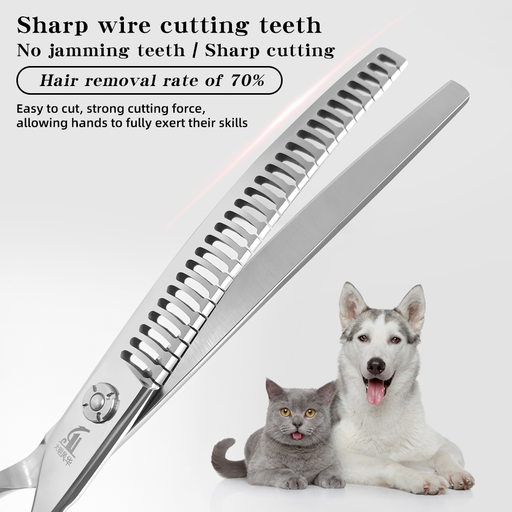 Dog Grooming Fishbone Scissors - Grooming Scissors 评论和价格