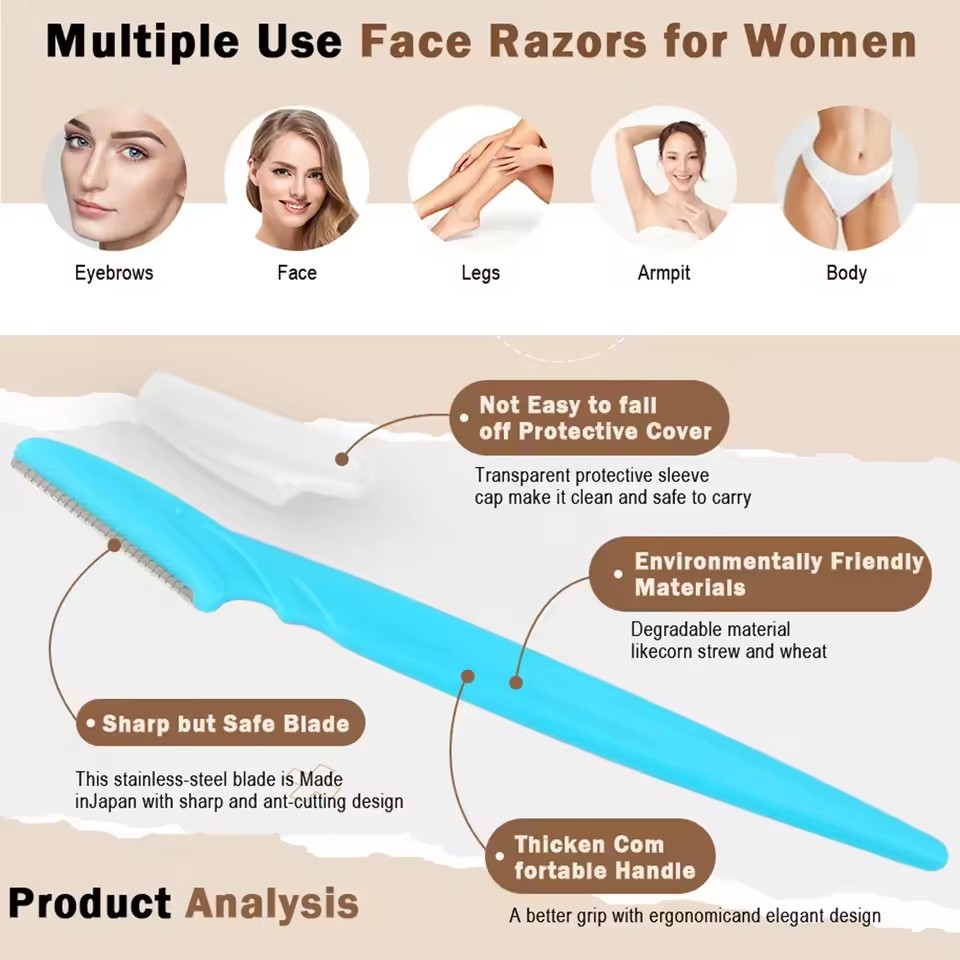 5/10/30/40pcsbrow Razor and Fa - Aftershave 评论和价格