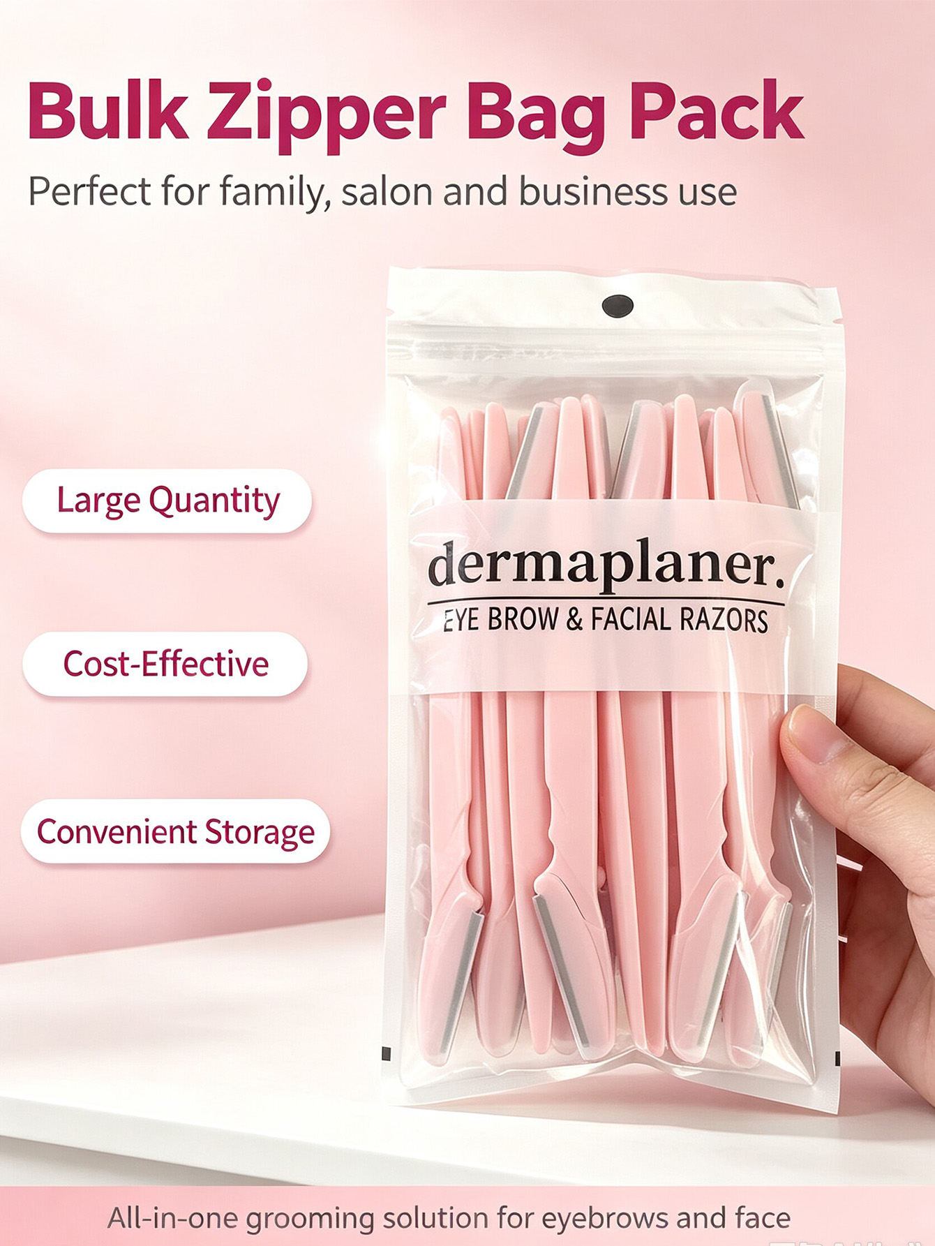 Bottled Eyebrow Razor Set, wit - Body Trimmer 评论和价格