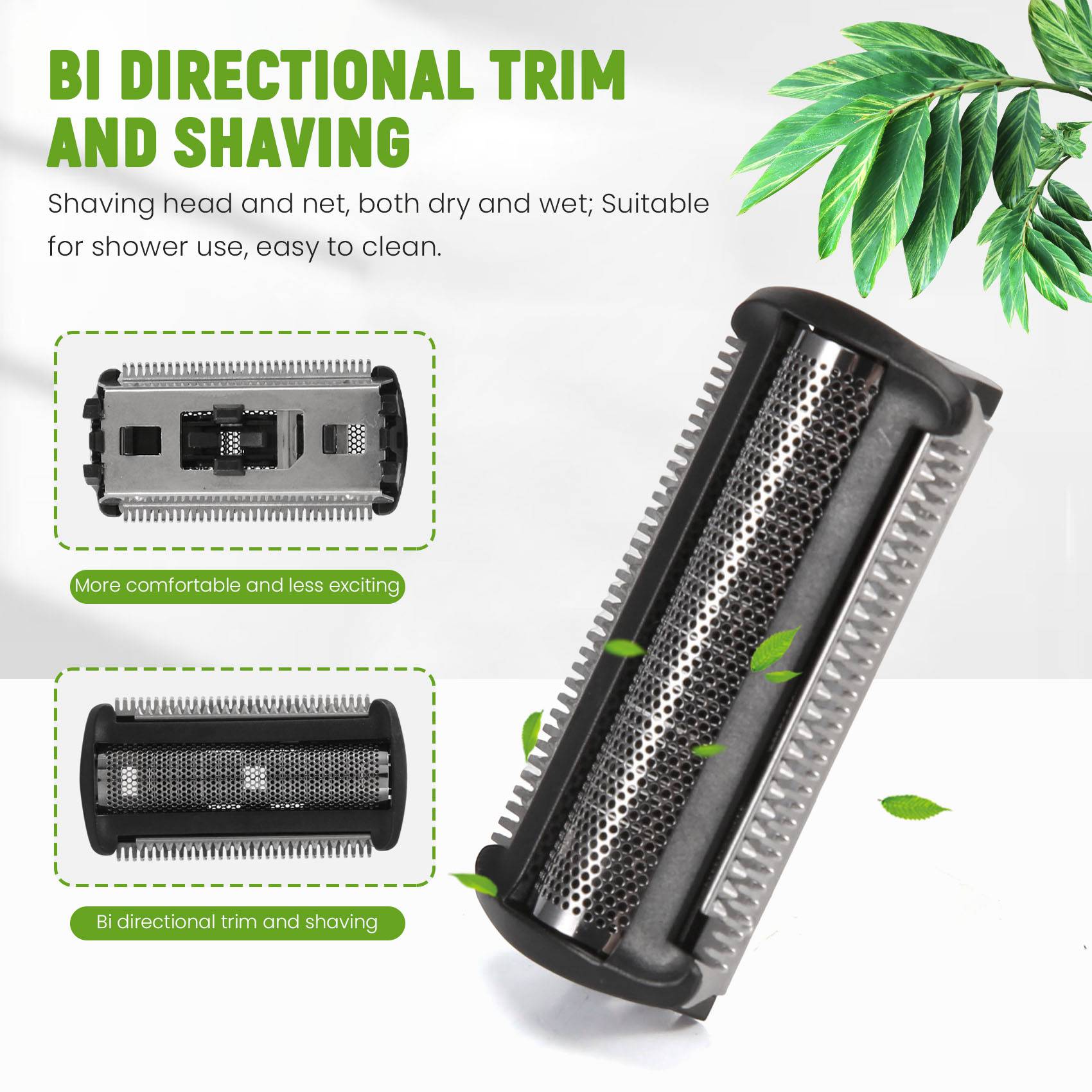 5 Pack Trimmer Shaver Head Foi - Body Trimmer 评论和价格