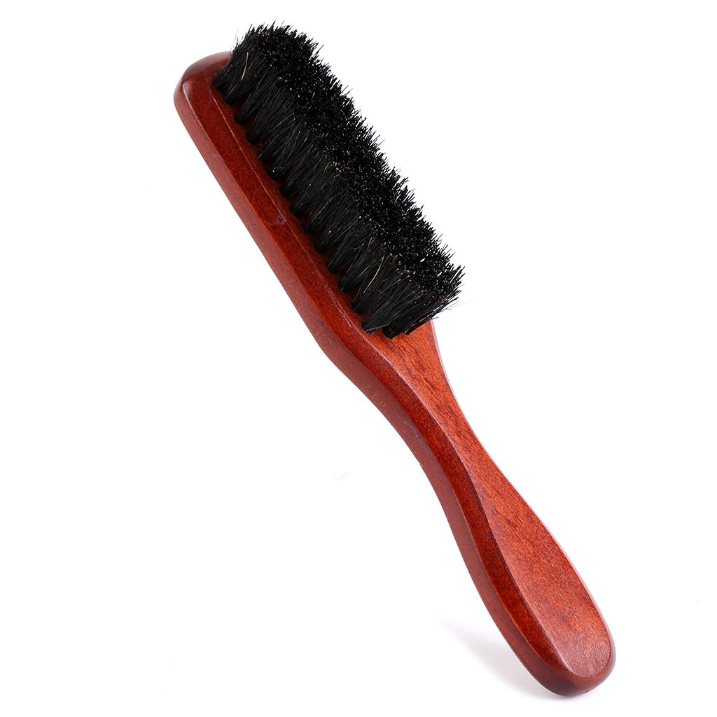 Soft Wooden Beard Brush Men Gr - Mens Grooming Travel Kit 评论和价格