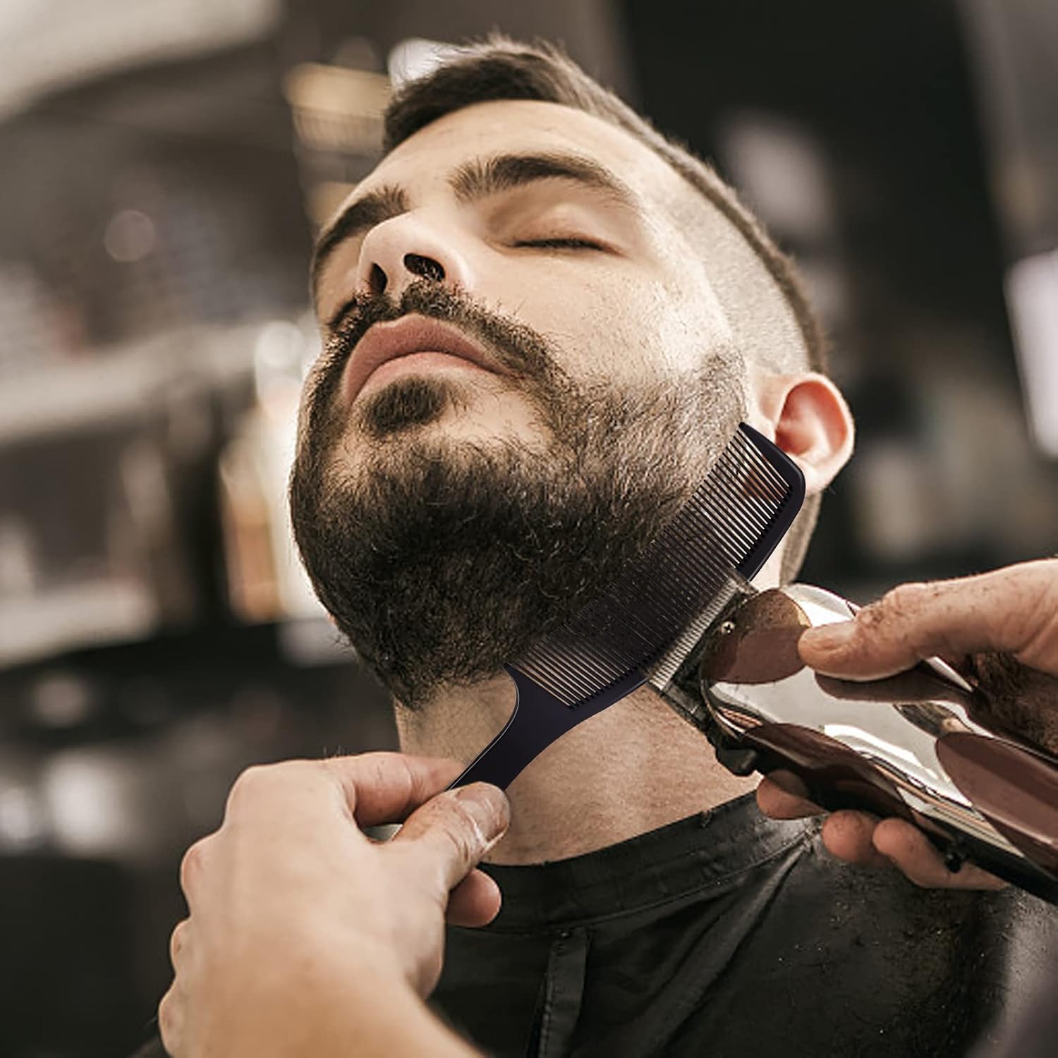 4PCS Professional Barber Hair  - Grooming Kit 评论和价格