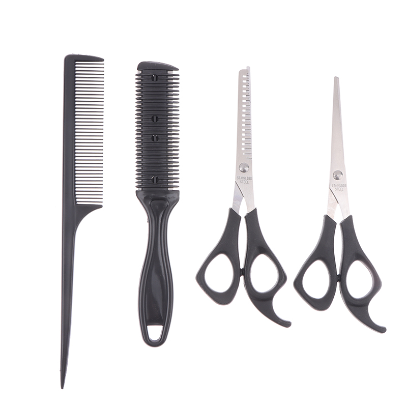 New【4PCS Hair Scissors Hairdre - Grooming Scissors 评论和价格