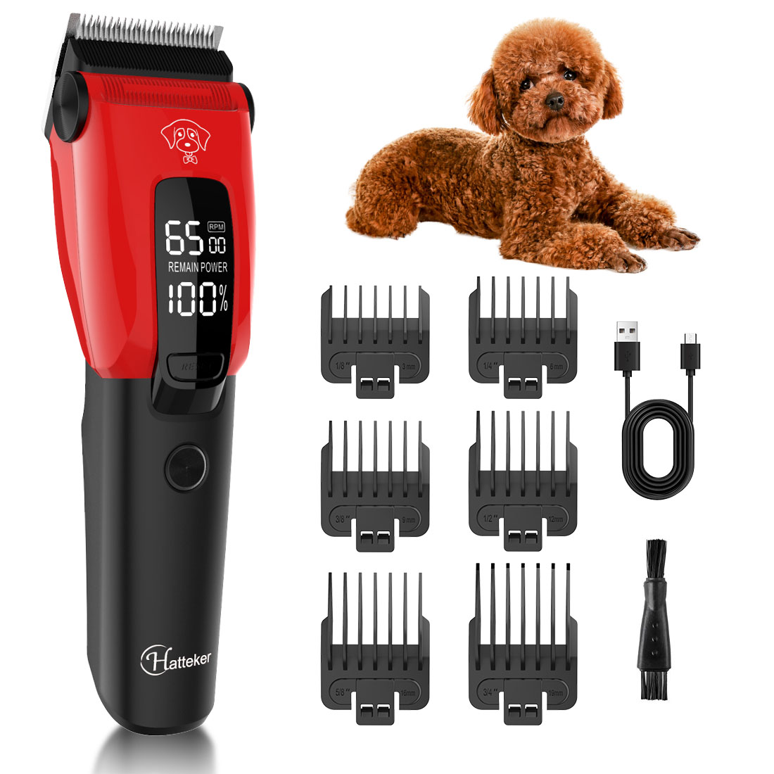 Hatteker Electric Pet Hair Cli - Grooming Kit 评论和价格