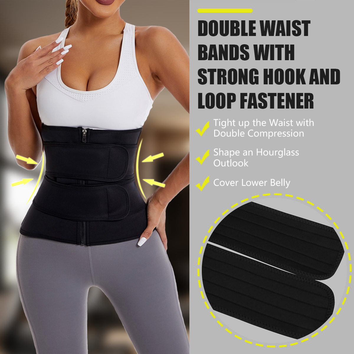 Women Waist Trainer Belt Doubl - Body Trimmer 评论和价格