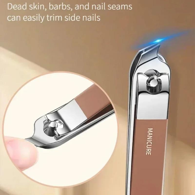 Nail Care Kit Anti-Splatter Ma - Mens Grooming Travel Kit 评论和价格