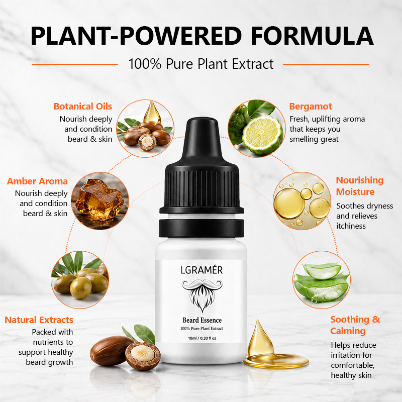 Men's Beard Growth Serum Nouri - Beard Oil 评论和价格