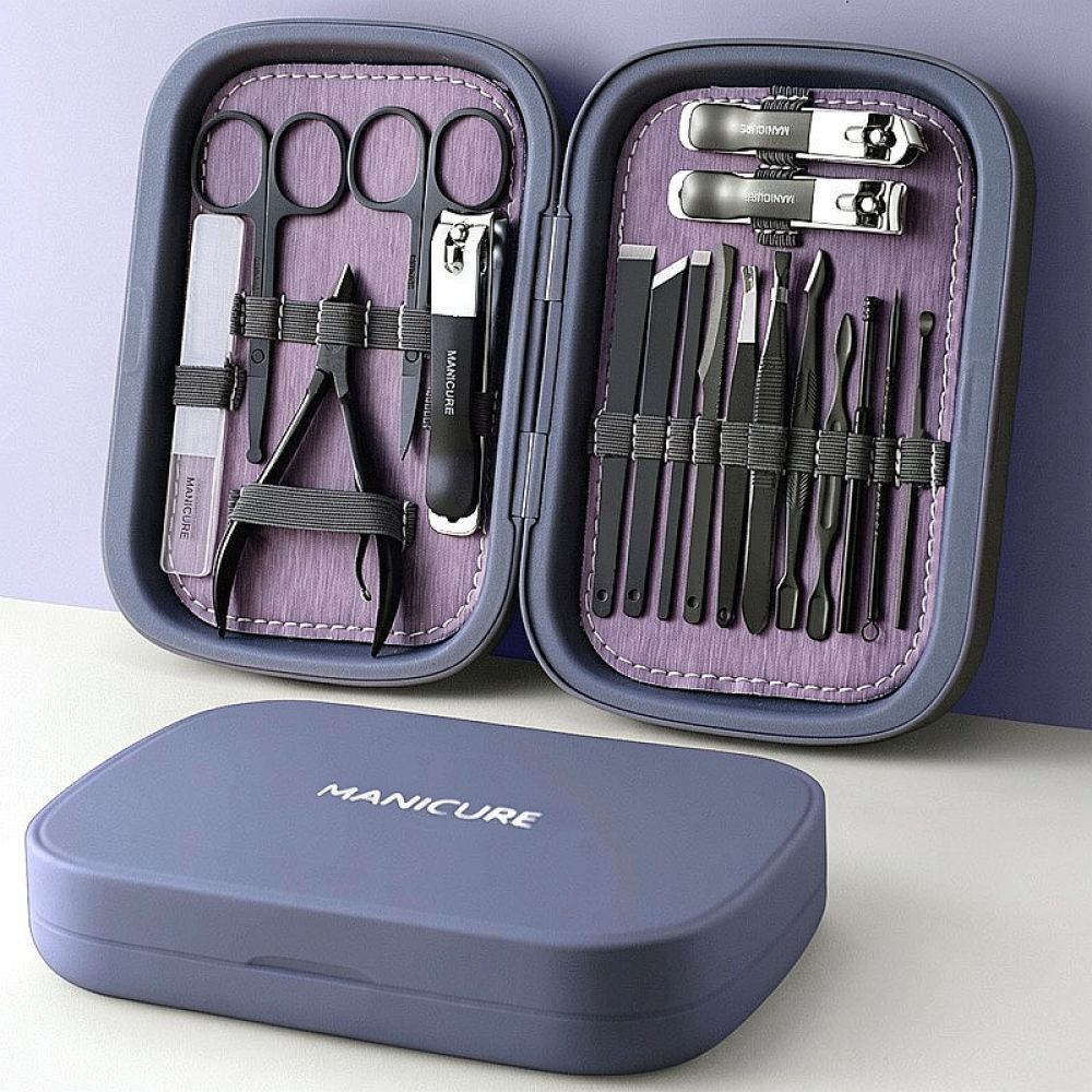 Professional Nail Scissors Set - Mens Grooming Travel Kit 评论和价格