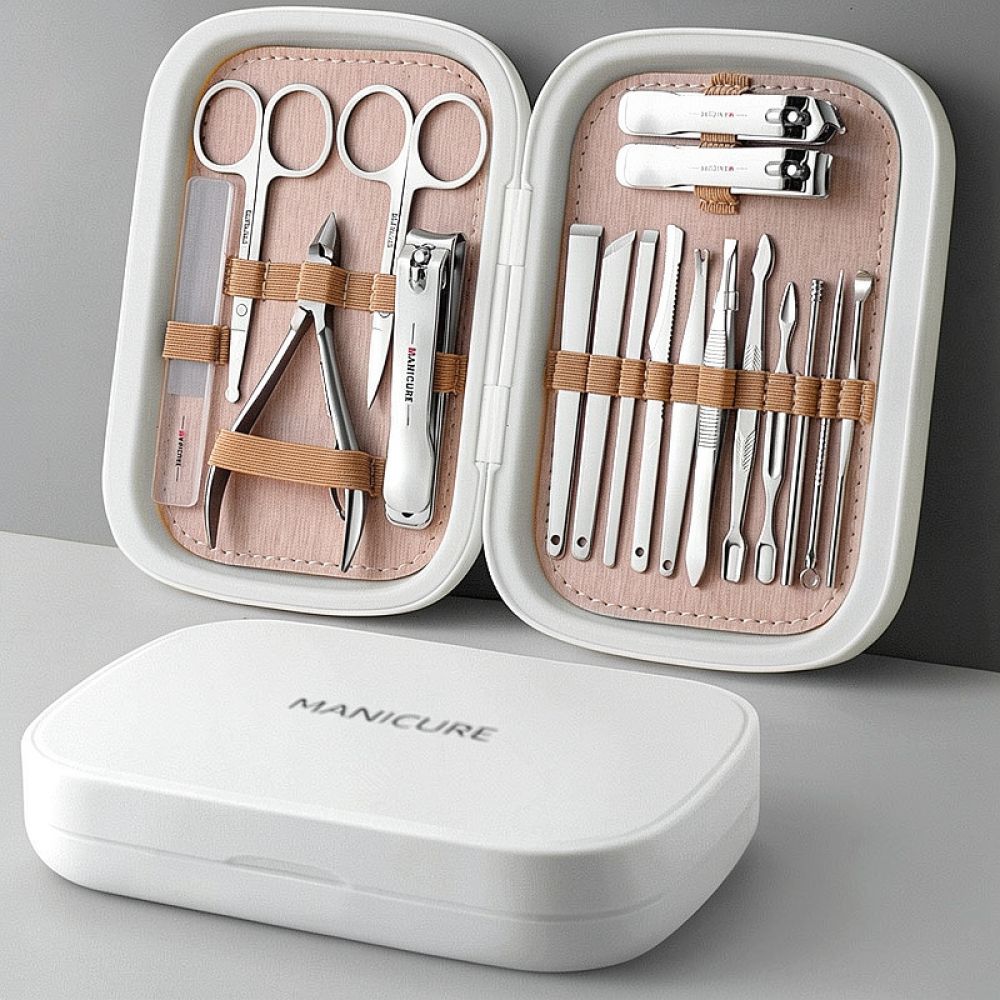 Professional Nail Scissors Set - Mens Grooming Travel Kit 评论和价格