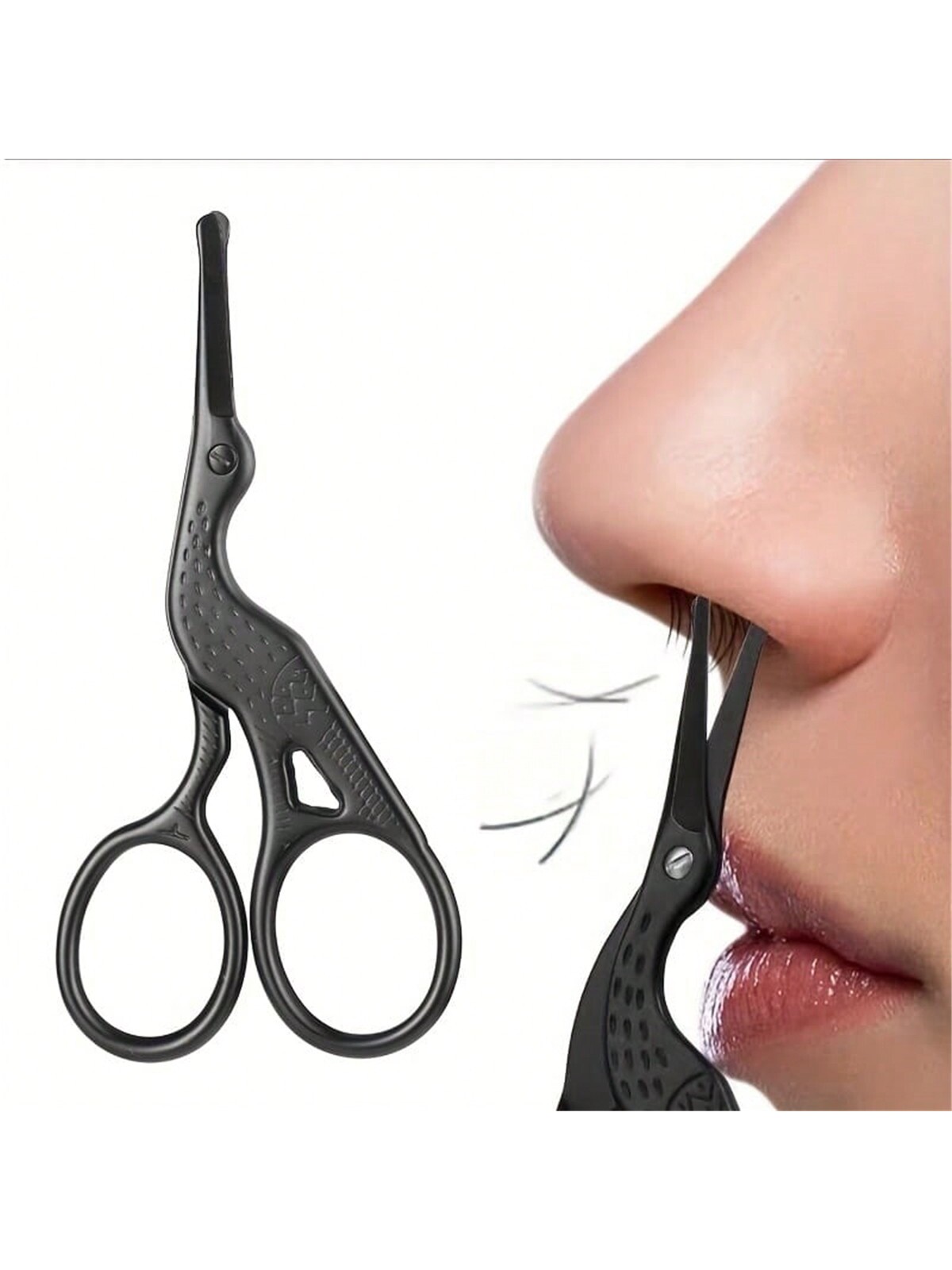 Nose Hair Scissors, Stainless  - Grooming Scissors 评论和价格