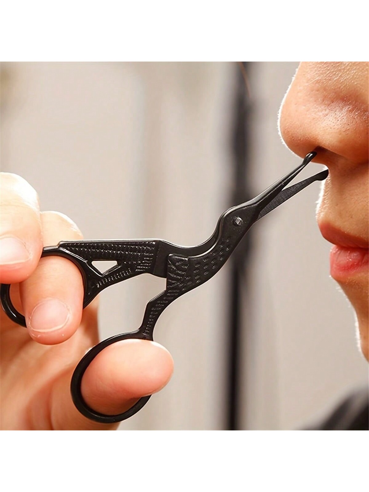 Nose Hair Scissors, Stainless  - Grooming Scissors 评论和价格
