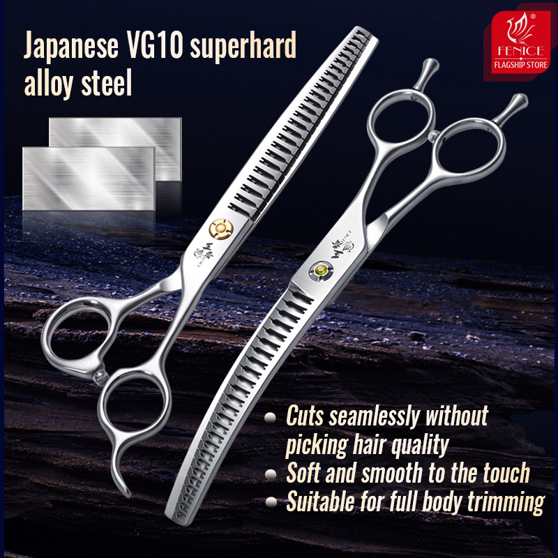 Fenice 7 Inch 3D Gradient Trac - Grooming Scissors 评论和价格