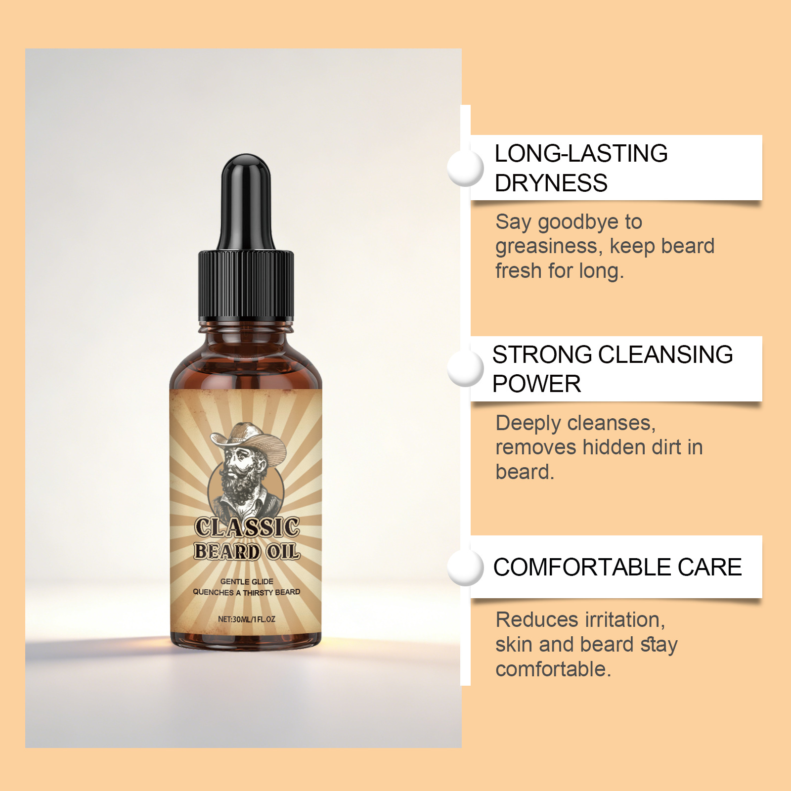 Beard Growth Care Essential Oi - Beard Oil 评论和价格